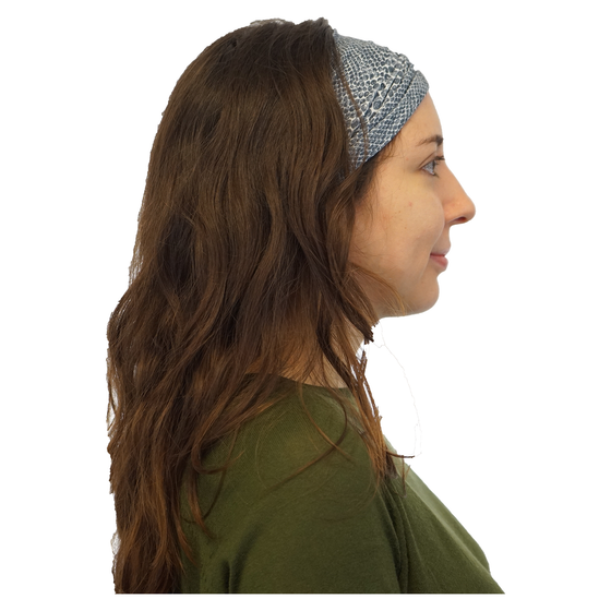 Grey Snake Headband